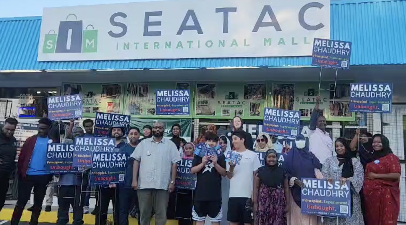 Rally at SeaTac International Mall