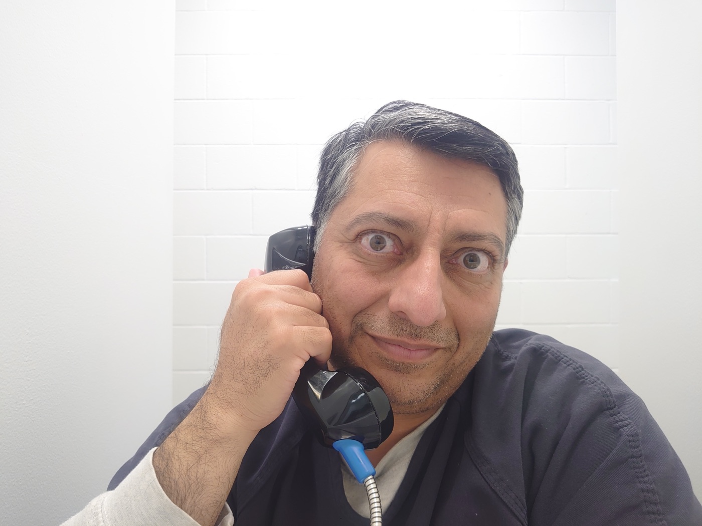 Zahid calling Melissa from ICE detention at the Northwest ICE Processing Center, Tacoma, 2025